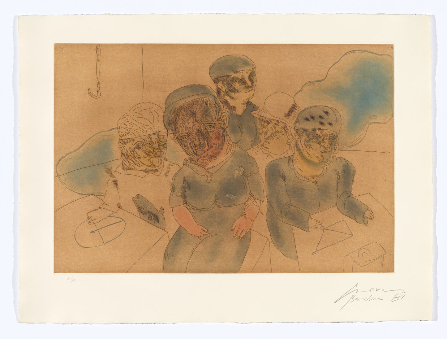 La familia del marino (The sailor's family)