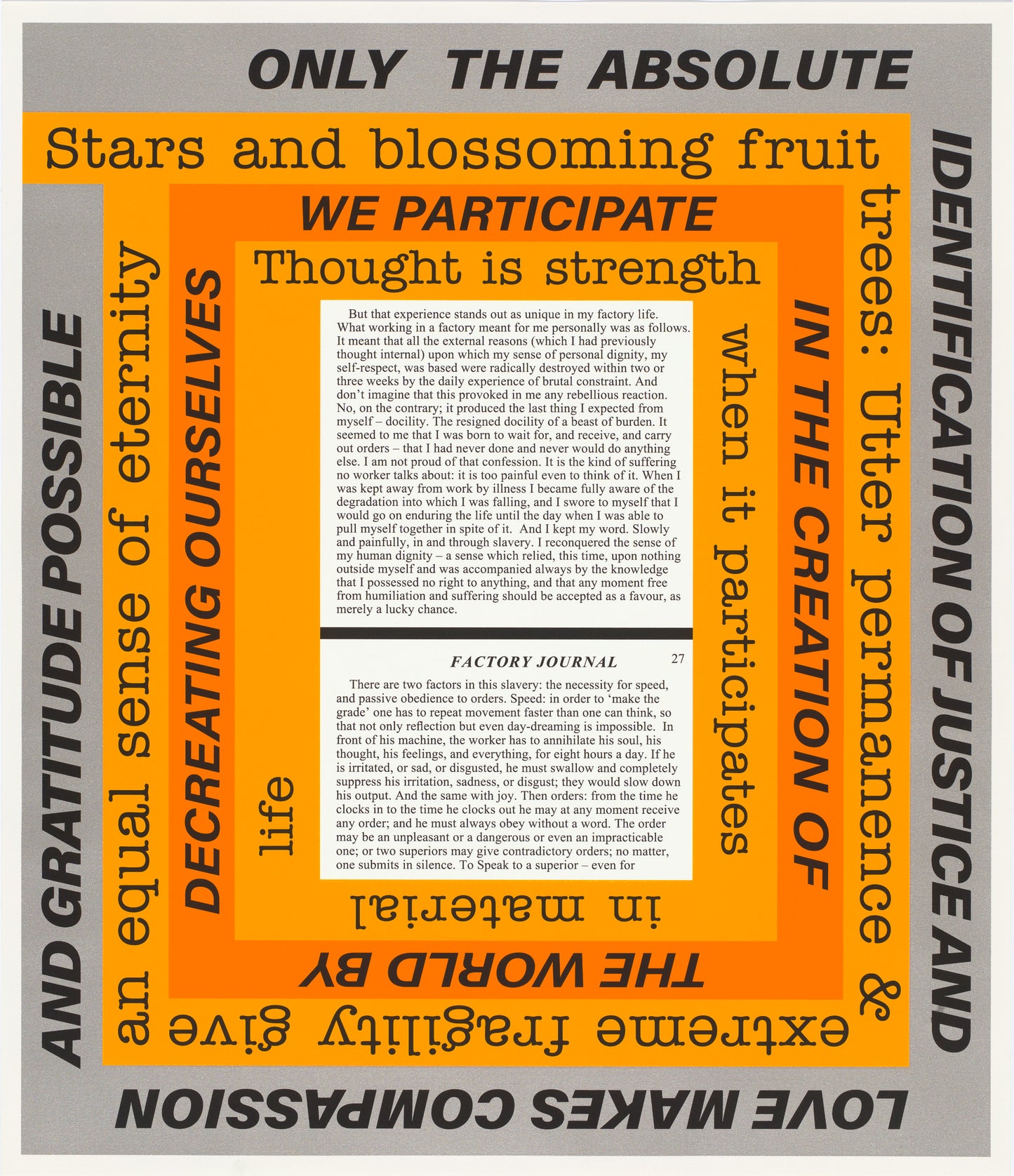 actory Journal (Simone Weil Project)