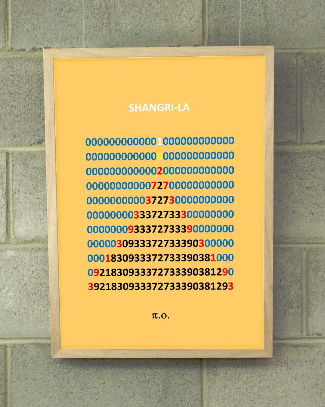 Shangri-la, no date, (framed)