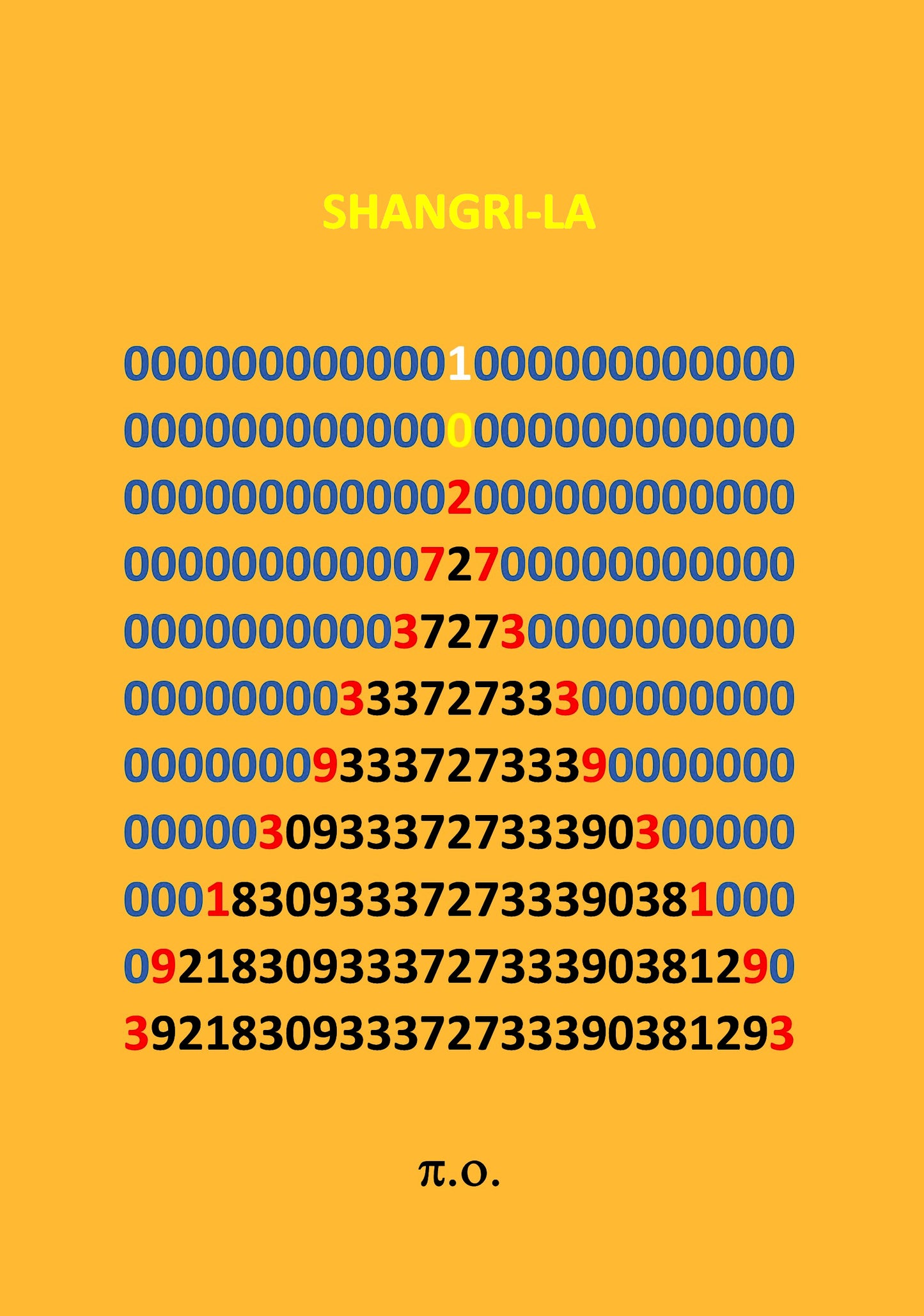 Shangri-la, no date, (framed)