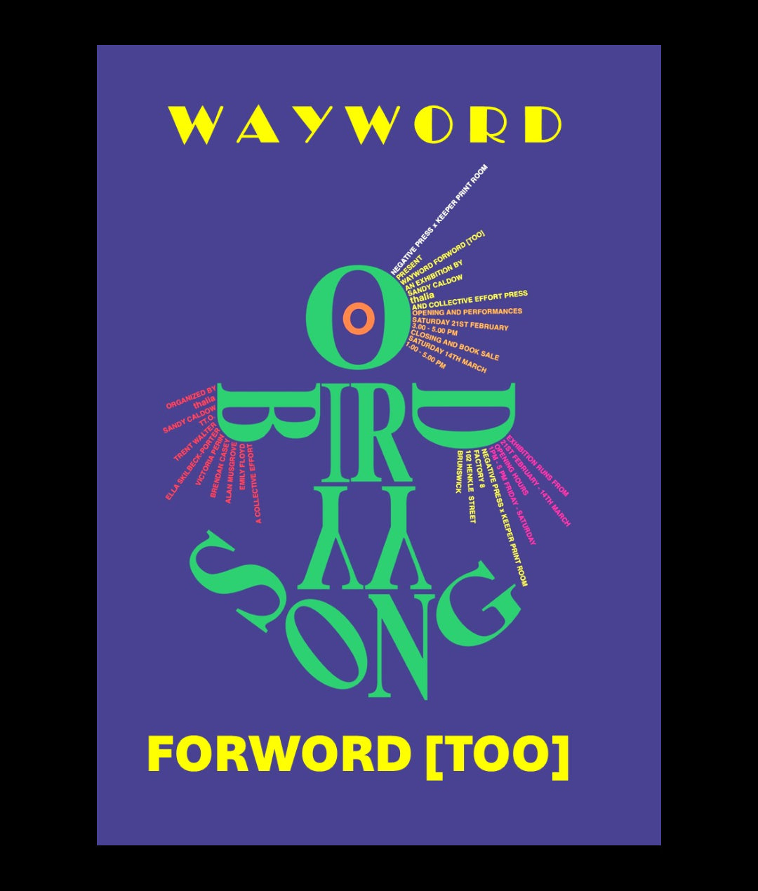 Wayword Forword [Too], exhibition catalogue