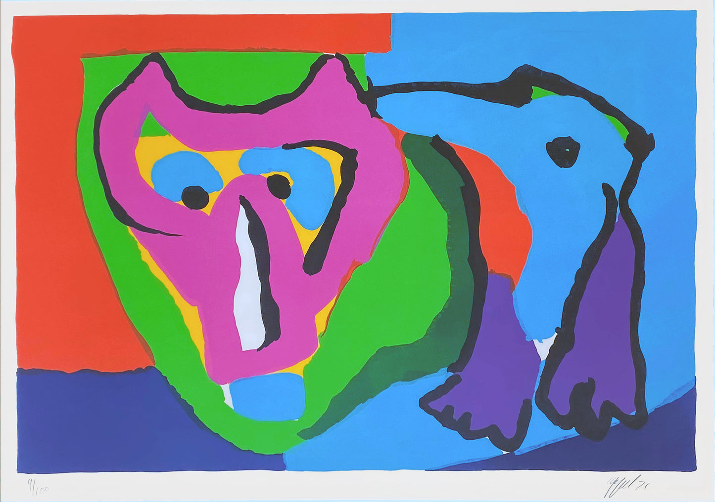 I am an Animal (framed)