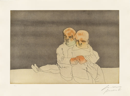 Pareja en el mar (Couple at sea)