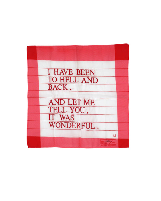 I Have Been to Hell and Back Handkerchief (Red)