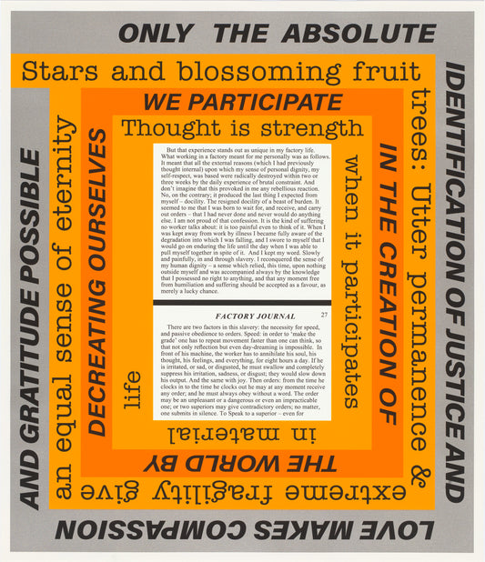 actory Journal (Simone Weil Project)