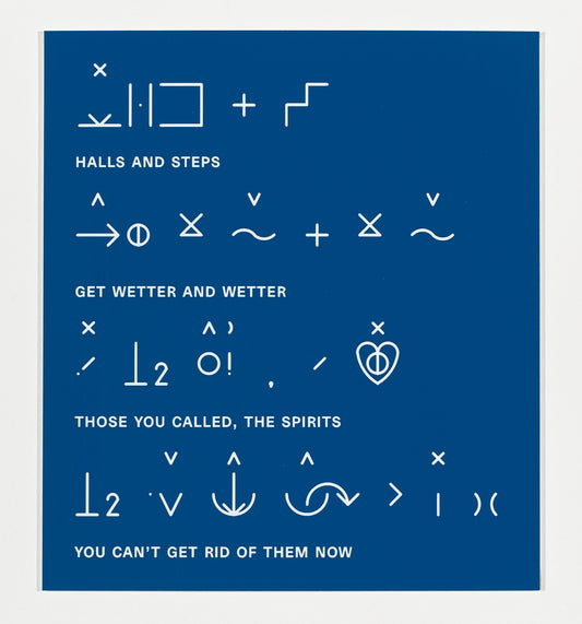 adapted from Goethe, Sorcerer’s Apprentice (poor translation mine) / for the stairwell